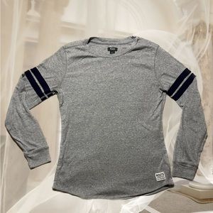 ROOTS - Navy blue and grey long-sleeve